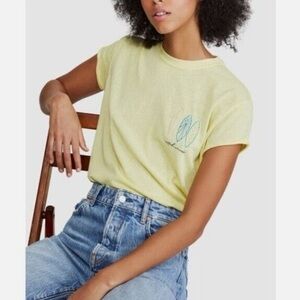 Free People | NWT Lime color Top